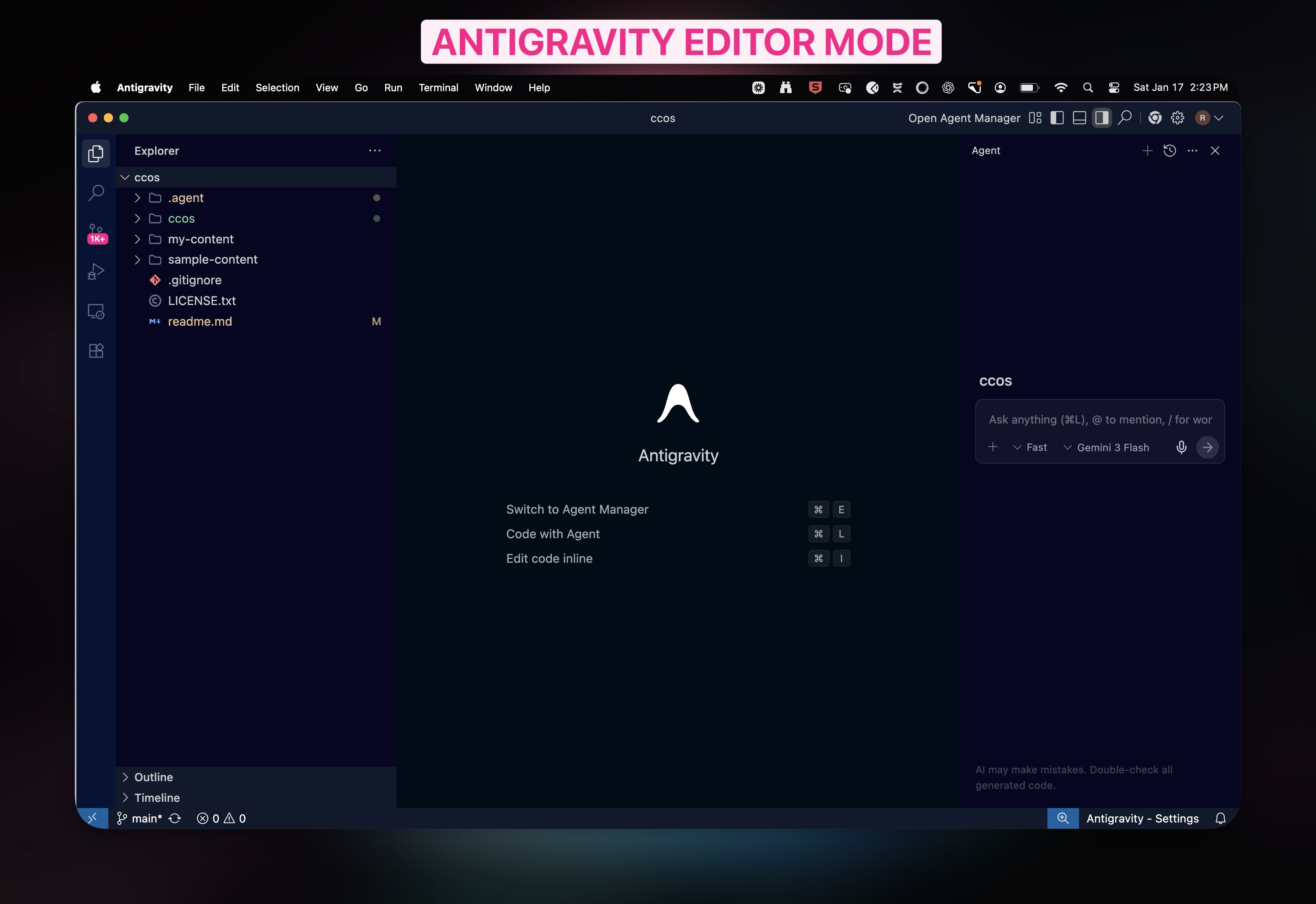 Editor Mode Screenshot